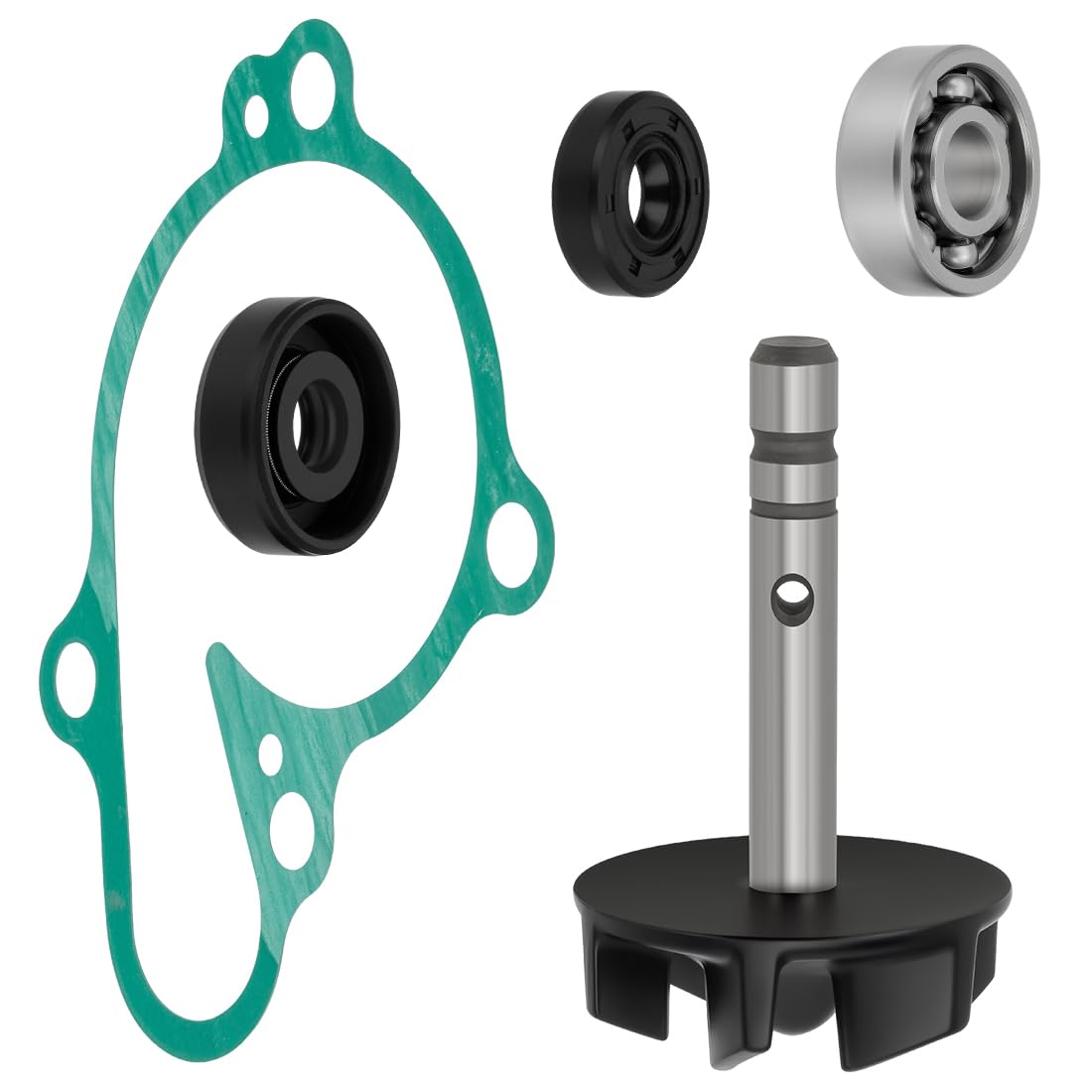 Kit Albero Girante Pompa Acqua per Yama-ha YZ125 YZ125X 2005-2024