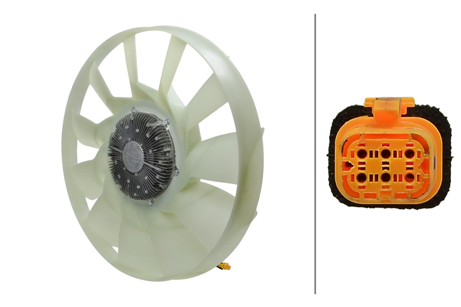 HELLA 8MV 366 438-111 Lüfter, Motorkühlung - 24V - elektrisch - Ø: 816mm