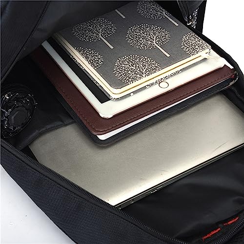 Backpack Fashion New Pattern Simple Solid Color Large Capacity Practical Zipper Computer Bag Short (Grey, One Size)2