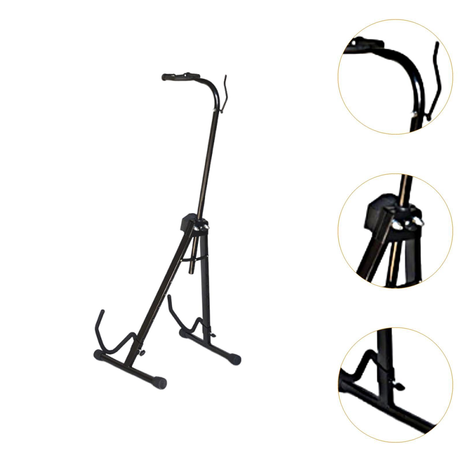 Generic Einstellbarer Cello Ständer mit Haken Tragbarer Bodenständer für Die Cellos