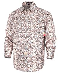 Pearl Snaps-paisley Beige