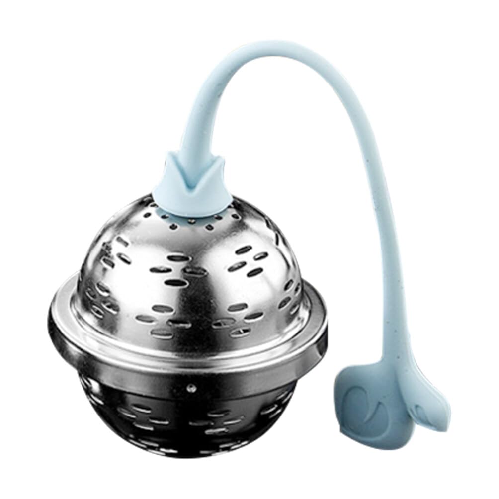 HOLIDYOYO Stainless Steel Tea Infuser Handle for Loose Leaf Tea Spices Pot Stewed Strainer Versatile Kitchen Tool for Soup Hot Pot and Seasoning