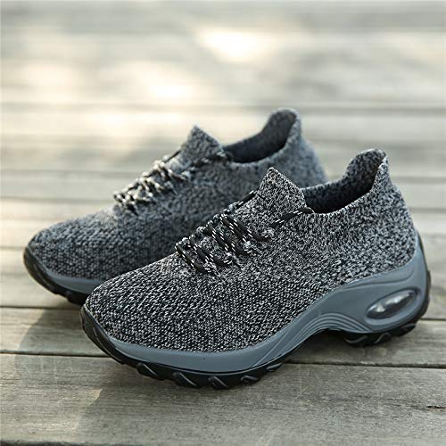 MEIION EasyWalk Pro Damen - Ergonomischer Schmerzlinderungs-Schuh Leichte Slip-On Sneaker für Freizeit - Atmungsaktiv, Luftgepolsterte Sohle, Fitness, Outdoor Laufschuhe
