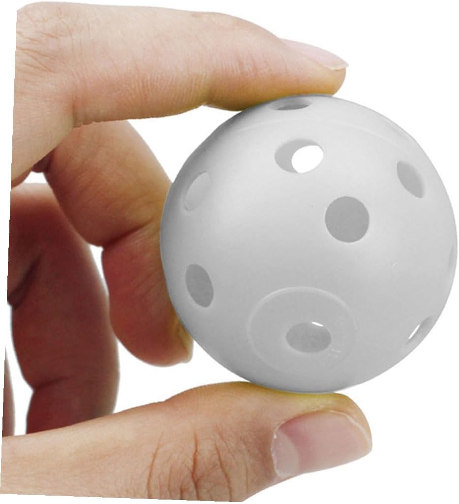 100pcs Plastic Practice Golf Balls Hollow Mini Golf Training Balls for Indoor Outdoor Swing Practice and Driving Range Use