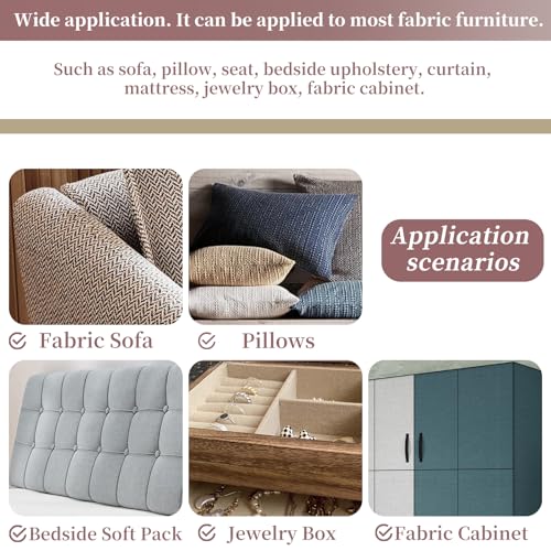 image for Gheeidau Linen Repair Tape 4x70 Inch Self-Adhesive Couch Patch Repair 