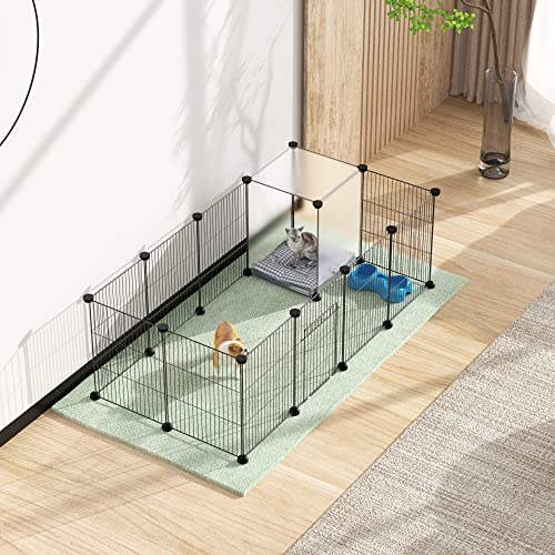 Homidec ZF20220714 Pet Playpen,Small Animals Cage Diy Wire Portable Yard Fence thumb #1
