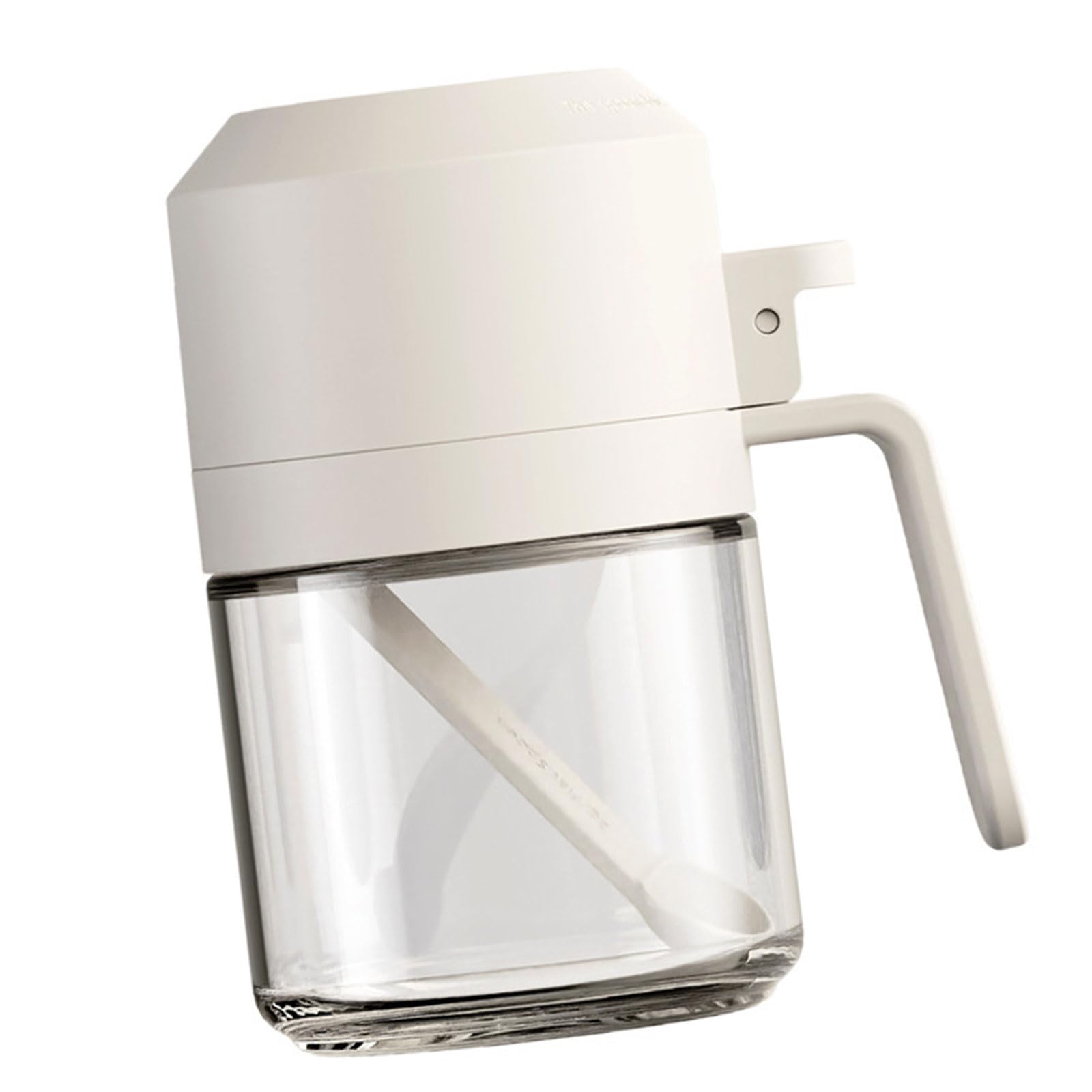 Kalttoy Transparency Seasoning and Candy Jar for Cooking Multipurpose Kitchen Condiment Bottle with Spoon and Lid Transparency Seasoning Canister