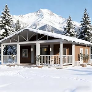 Modern Prefab Tiny Home for Sale 20FT Portable Modular House with a Fully Equipped Bedrooms and Kitchen Expandable Container House for Minimalist Living, Guest Suite or Backyard Office