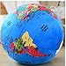 Ruluti Globe Peluche Jouets Peluche Peluche Peluche Douce Peluche Anglaise terrestre Globe Oreiller Jouets pour Enfants Formation et Apprentissage Jouet