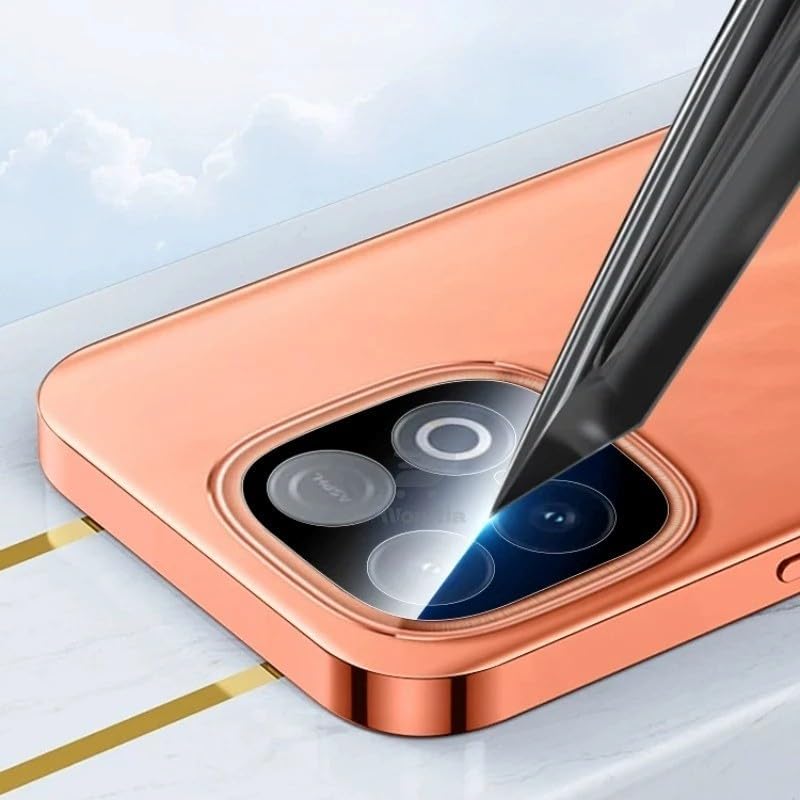 Image of Pack 1- Back Camera Glass Protector for iQOO Neo 10 5G [3D Premium] Camera Glass Protector (Black)