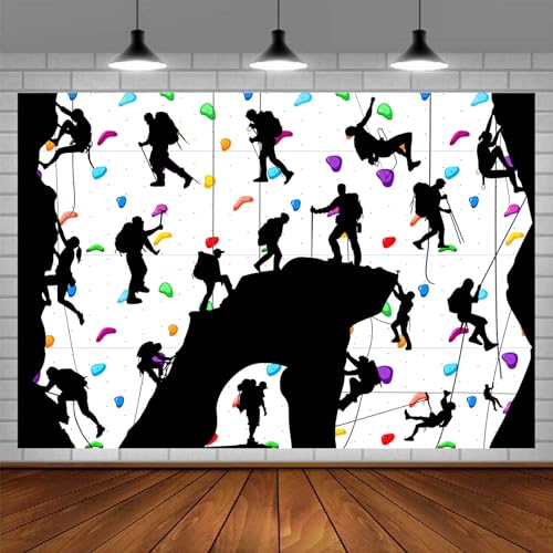 EMDSPR Rock Climbing Backdrop, 7x5ft, Climbing Sports