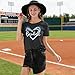 Baseball Shirts for Women Baseball Mom Shirt Ballgame Graphic T-Shirt Game Day Tee Casual Short Sleeve Tops Grey