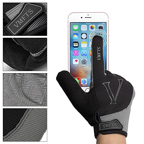 Vmfts Warm Work Gloves Touch Screen Winter Cycling Gloves Fleece Lined Excellent Grip Non-Slip Gel Pading Mens Women's Gloves For Cold Weather Driving Climbing Hunting Fishing Hiking #TOP2