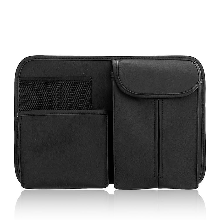 NiuBBaoAuto Seat Back Multi Pocket Storage Bag For Kia Elan Sport Enterprise EV6 EV9 Forte Imagine Joice K3 K4 K5 K7 K8 K9 KX3 Magentis Automobile Seat Back Organisers,Black