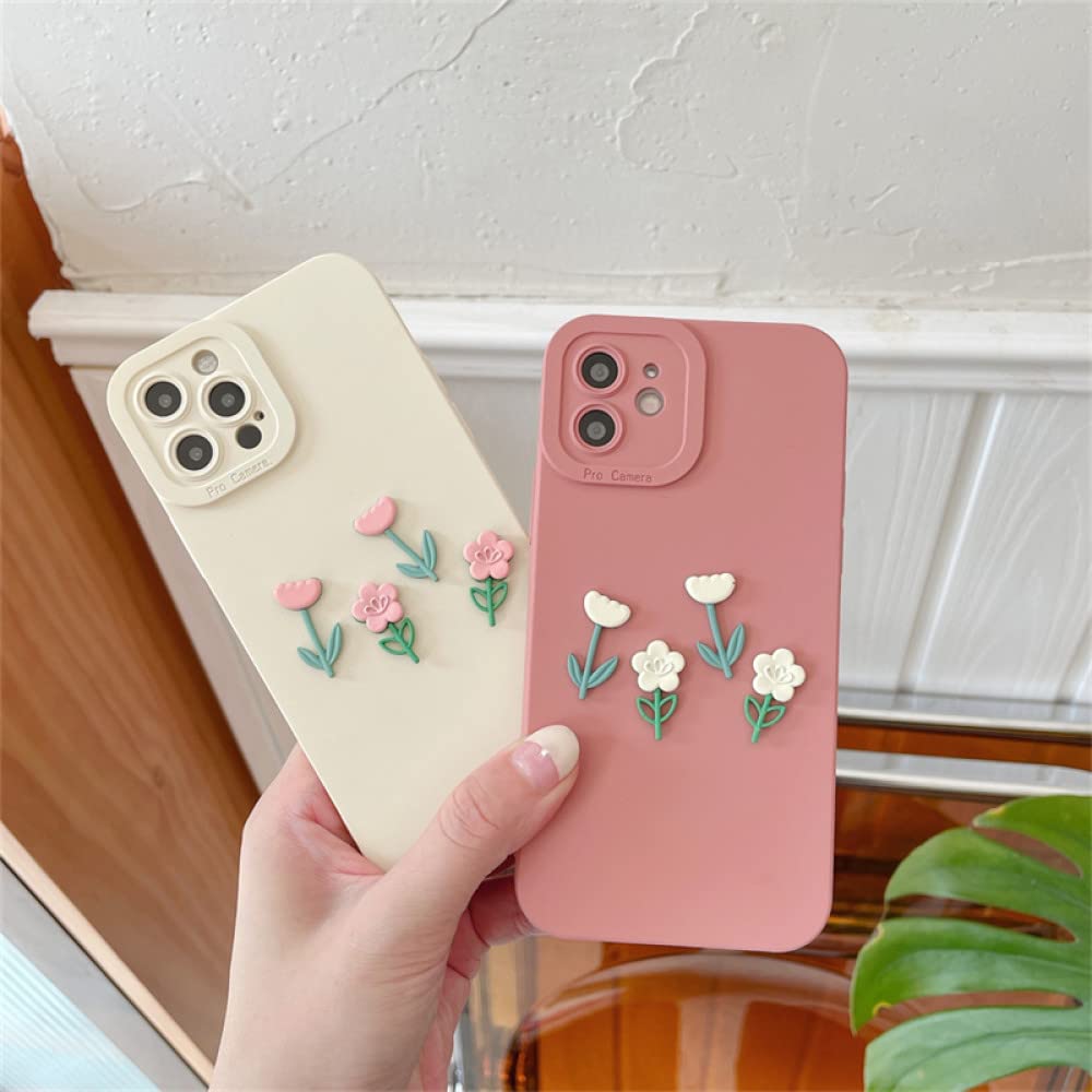 ピンク iPhone用ソフトケース Amazon.co.jp: 3Dフラワーピンク電話ケースiPhone用131211 Pro XS Max