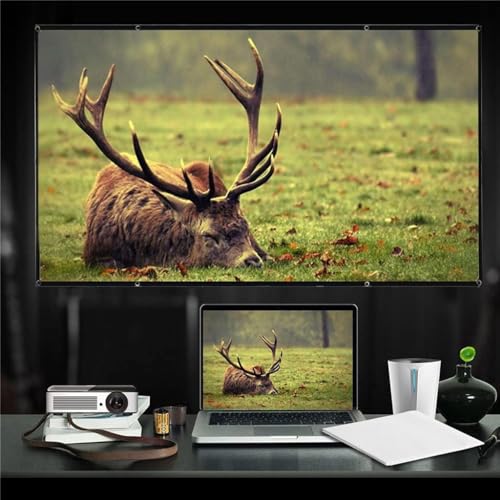 Pantalla de proyección plegable 100 pulgadas 16:9 portátil miniatura 7