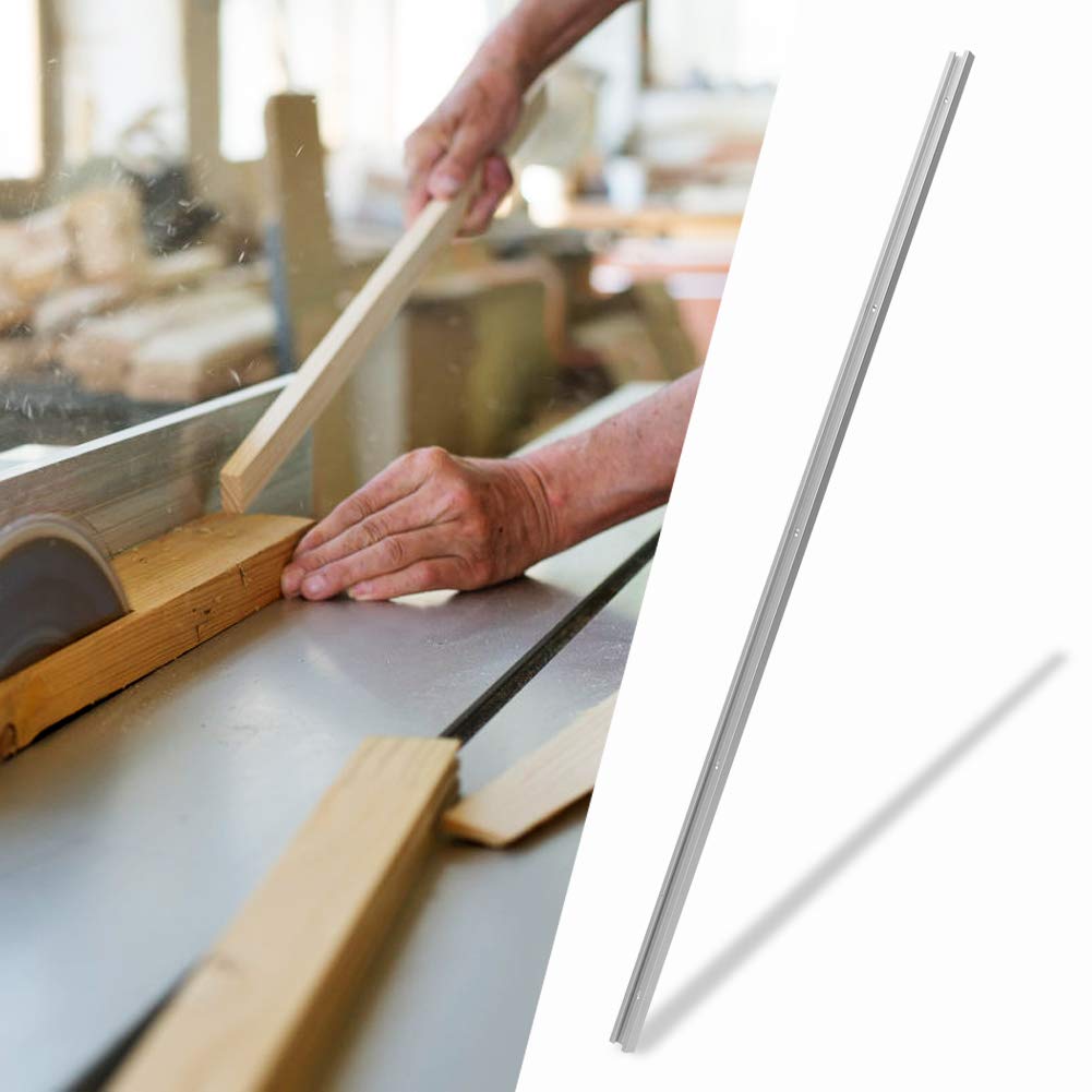 Binario obliquo con scanalatura a T in lega di alluminio per maschere e dispositivi per la lavorazione del legno - Lastra scorrevole in alluminio anodizzato estruso da 600 mm per (Scanalatura a T da