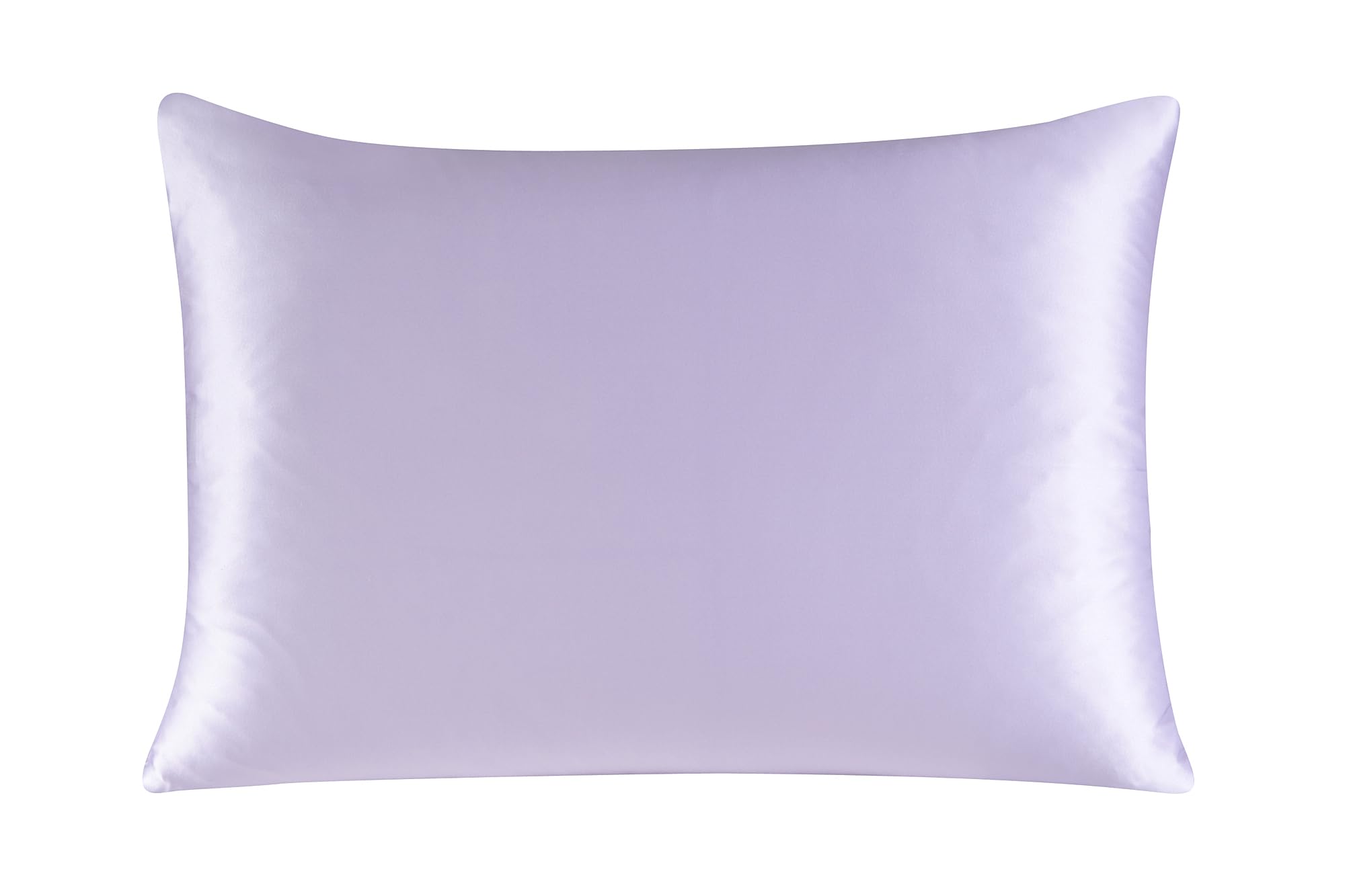 townssilk Federa seta cuscino,100% naturale seta di gelso 19momme,doppia faccia,benefica per capelli e pelle,ipoallergenica,cerniera nascosta,1 pz,40x70cm,Lavender