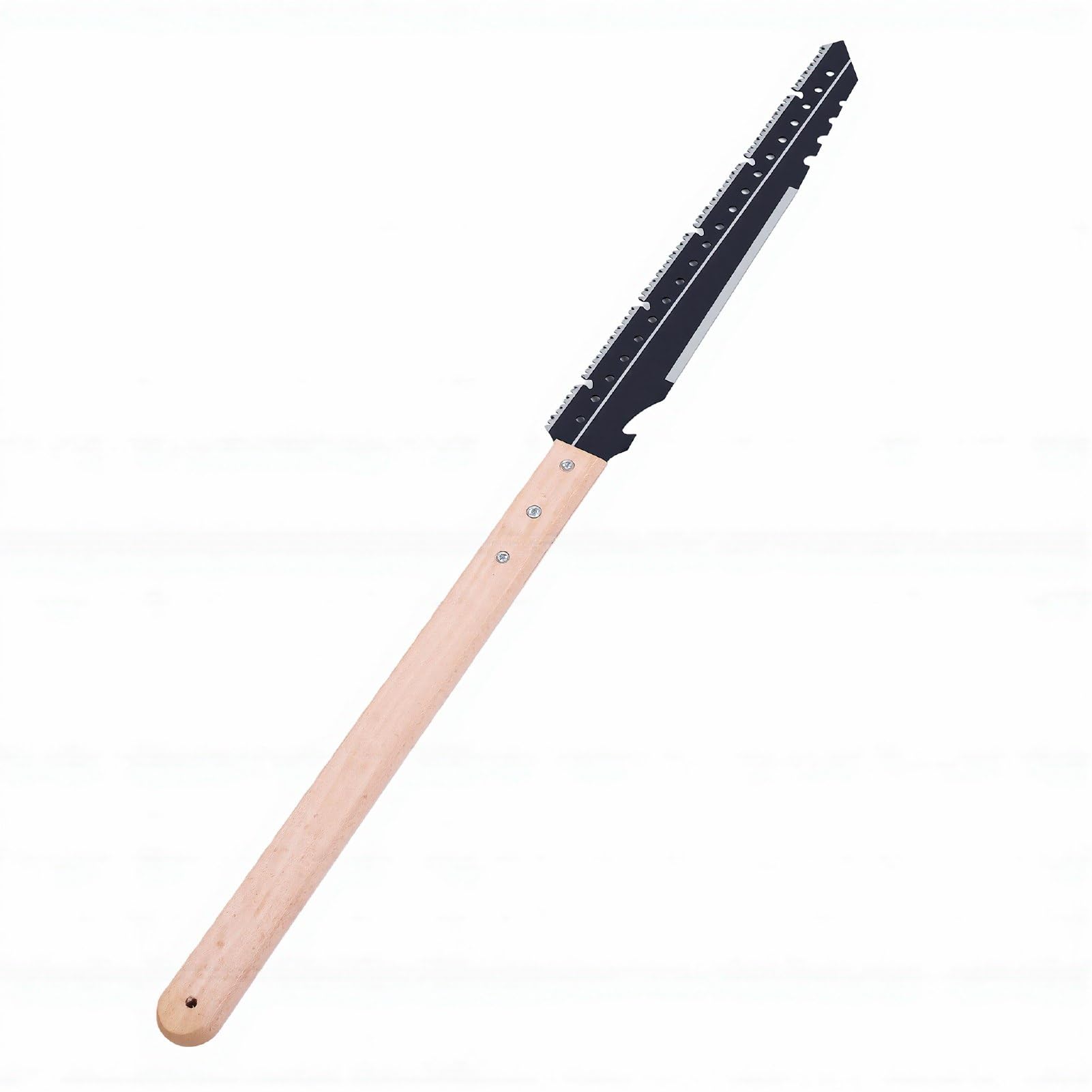 Yosoo Health Gear Sierra de Mano para Podar, Sierra Larga de Acero SK5 con Funda de Cuero, Hoja de 30,5 Pulgadas para Podar árboles, Acampar, Jardinería Al Aire Libre, de Madera de Haya, Correa para
