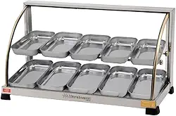 Estufa Curva Dupla 10 Bandejas, 127v, Marchesoni, Ouro Ef.2.211, Inox