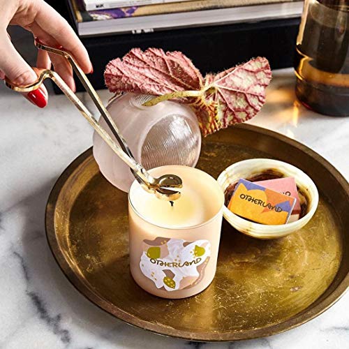 Vifoulal Kerzendochtschneider, Kerzenschneider Dochtschneider, Scherenwerkzeug aus poliertem Edelstahl, Öllampe Kerzenzubehör für Duftkerzenliebhaber (Bronze) - Image 6