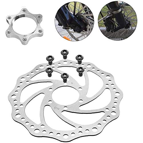 Amazon.co.jp: Ntcpefy バイクブレーキディスクローター160mm