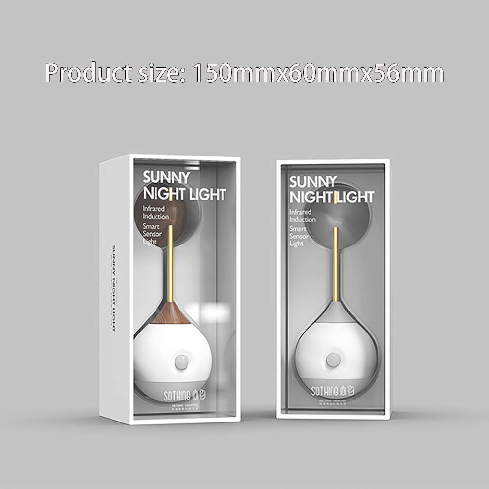 La luz del Sensor, Armario de luz, LED portátil Noche la luz, Iluminación de la Noche, lámpara de Pared del Cuerpo Humano Inteligente inducción de Noche luz cálida,1