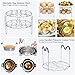 Accessories for Instant Pot, Sugaroom Pressure Cooker Accessories Set Compatible with Instant Pot Accessories 6 qt 8 quart - 2 Steamer Baskets, Springform Pan, Egg Rack, Egg Bites Mold and More