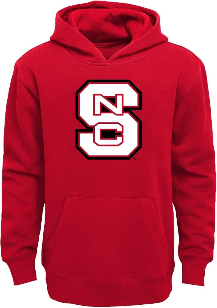NCAA Kids Youth 8-20 Team Color Alternate Primary Logo Fleece Pullover Sweater Sweatshirt Hoodie