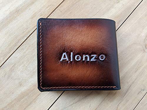 Hunting, Raccoon, Coonhunters, Coon Hunter, Men's 3D Genuine Leather Wallet, Handmade wallet, Carved wallet, Tooled wallet, Airbrush Art, Bifold wallet, Custom wallet, Personalized wallet, A(19)3