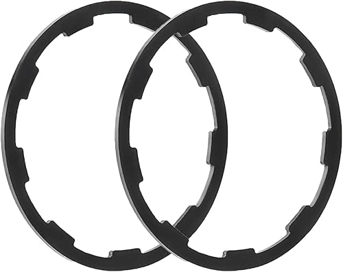 2 piezas de arandelas de bicicleta Junta de volante de bicicleta, espaciador de cubo de volante de bicicleta, soporte inferior de ciclismo, junta de