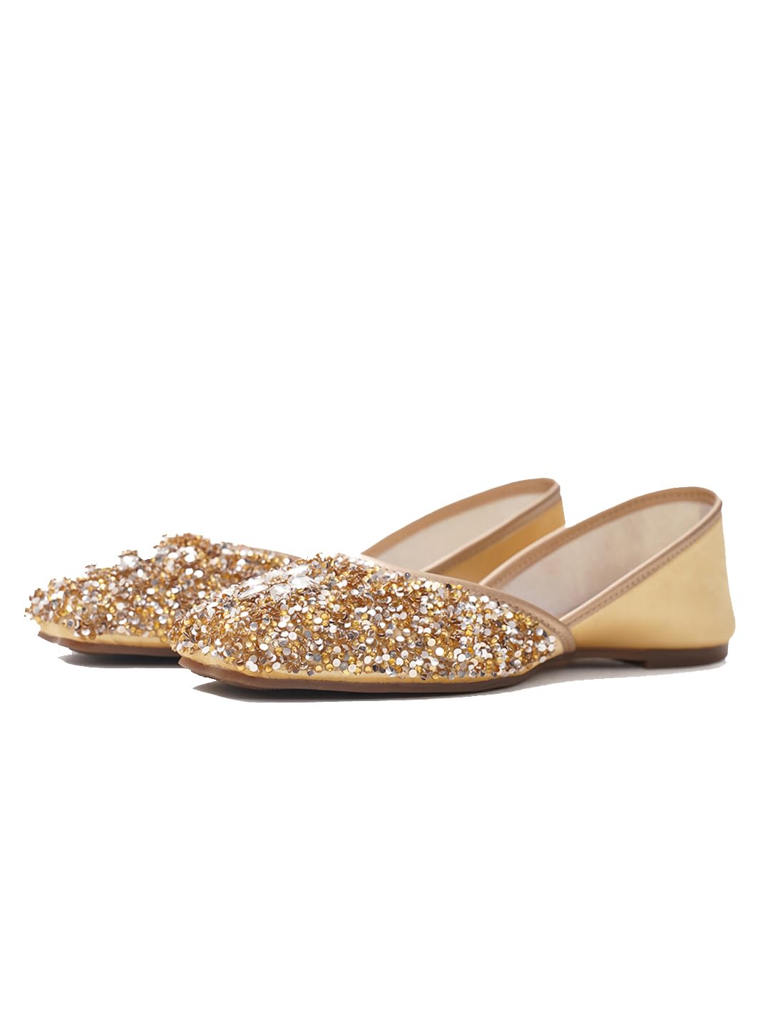 jm looks Punjabi Jutti for Women | Stone & Pearl Embellished Juttis Mojari for BridesWedding Festival & Special Occasions-picture-51