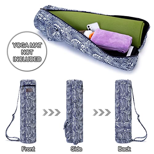Yoga Mat Bag, Waterproof, for 1/4" 1/3" 2/5" Thick Yoga Mat - Image 3