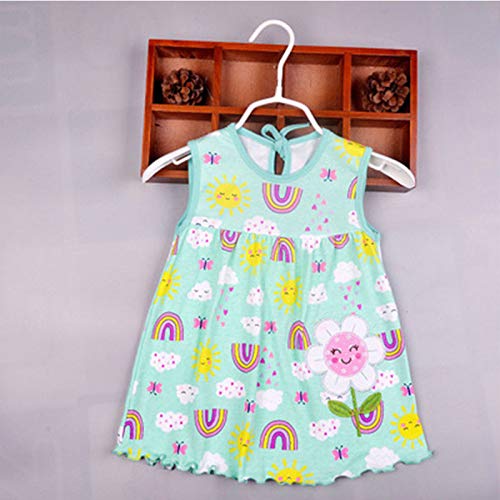 Buy Placehab Branded 02T Casual Summer Baby Dress Cotton Floral Infant