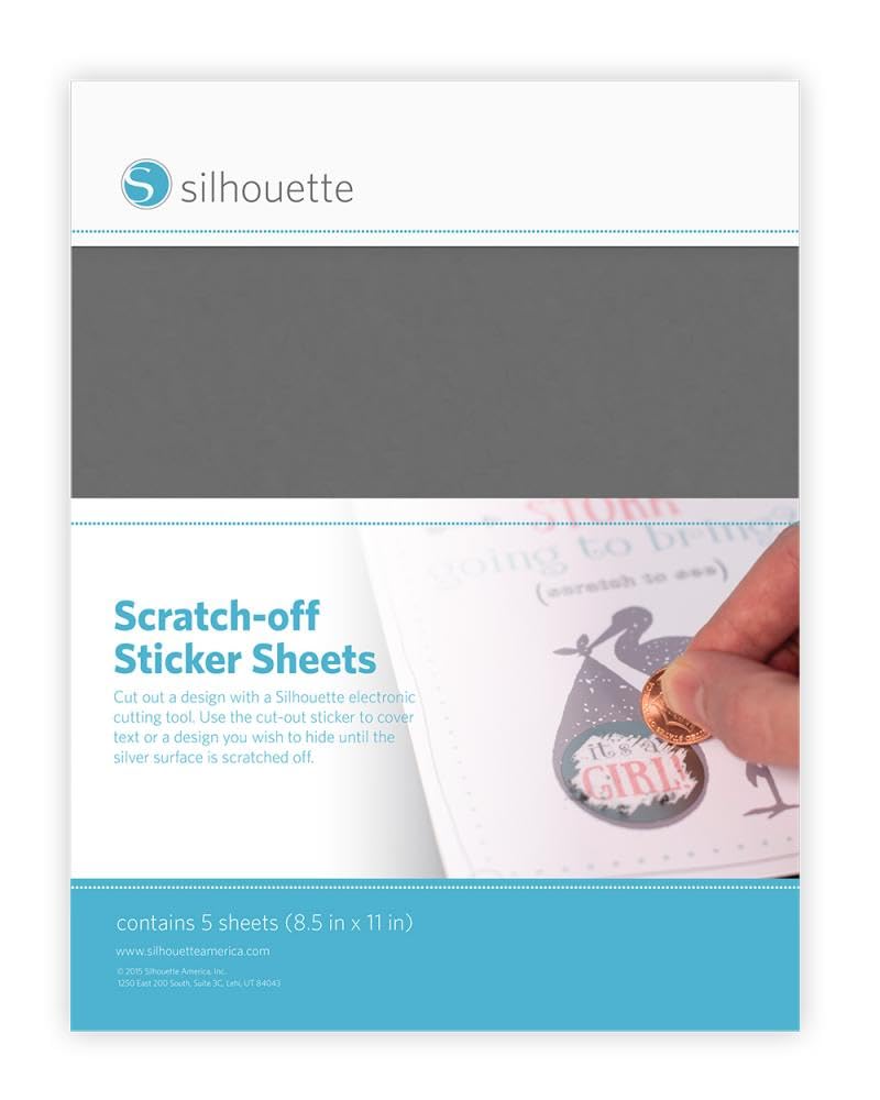 10004214 Scratch Off Sticker Sheets Sil