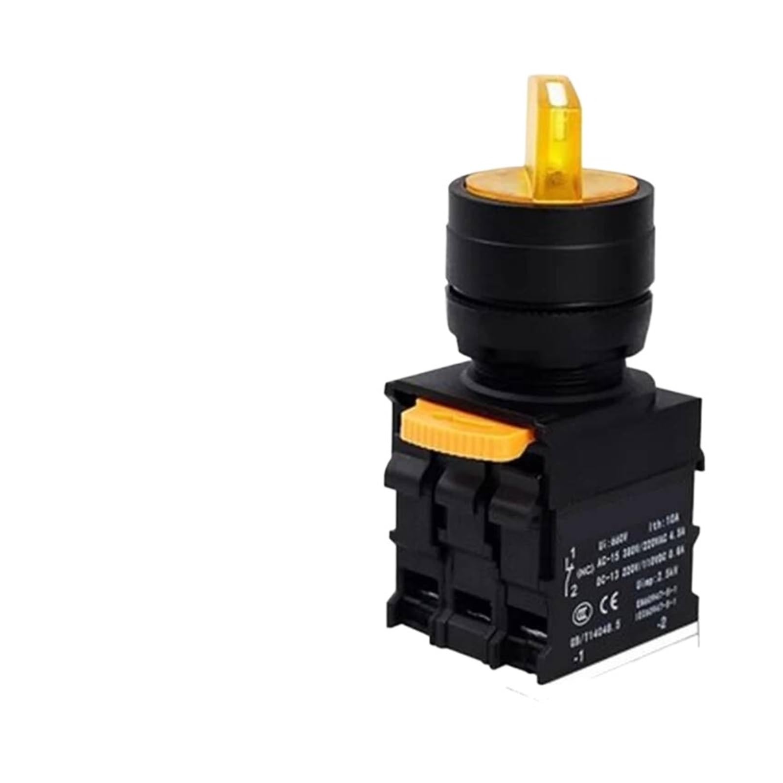 Interruptor de botón pulsador perilla montada 22 mm