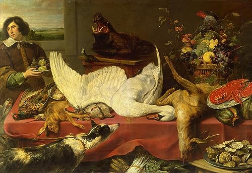 Tableaux Graffiti Art Mural Snyders Serendipitp Impression Nature Morte Cygne 60x90cm