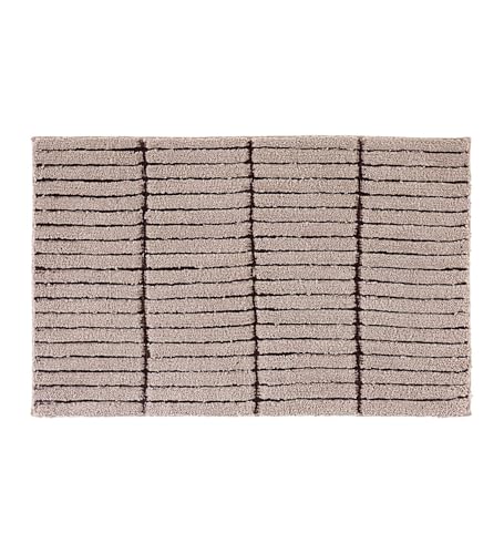 Image of Obsessions Soft & Plush Bath Mat | Quick Dry, Stain & Skid Resistant | Luxuriously Soft, Long Lasting Color | TPR Latex Backing, Size 50x80 cm, Brown