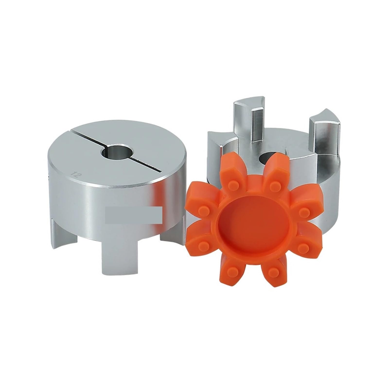 Wellenkupplung D80L114 Vier Backen Aluminium Plum Flexible Kupplung Motor Welle Stecker Innen Durchmesser 18-55mm for Große Kugelumlaufspindel Koppler Router(20mm to 24mm)