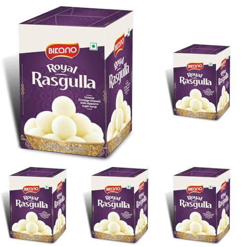Image of Bikano Royal Rasgulla | Authentic Indian Sweet dish | Pack of 5 kg | Perfect for festivities| Traditional sweet| Delicious delicacy