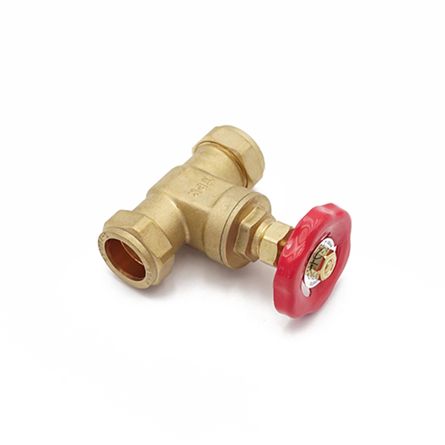 Primaflow Georgian Brass Vgm Brass Gate Valve 22Mm - Bs5154 Wras - 960986 - Ideal For Plumbing Applications