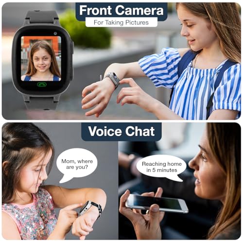 sekyo S2 Pro Calling Smart Watch for Kids | Kids SmartWatch for Boys & Girls | Location Tracking, Camera, SOS, Safe Zone | 4G/5G Sim Card Support | App Control | TXT/Voice SMS | Long Battery -Black sekyo S2 Pro Calling Smart Watch for Kids | Kids SmartWatch for Boys & Girls | Location Tracking, Camera, SOS, Safe Zone | 4G/5G Sim Card Support | App Control | TXT/Voice SMS | Long Battery -Black