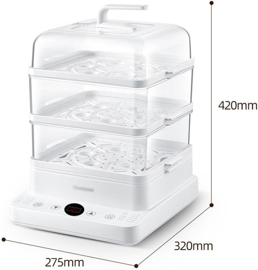 Electric Steamer Electric Steamer Three Layers Of Large Capacity Visible Transparent Steamer Wholesale