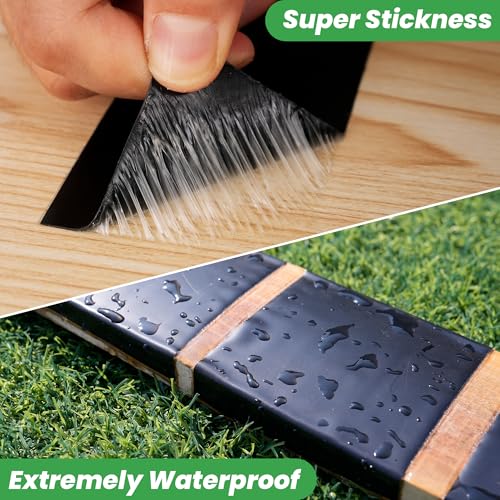 TAPEBEAR Joist Tape 2"×50', Deck Joist Tape Butyl Sealant Joist Flashing Tape for Decking, Waterproof Anti-Corrosion Weather Resistant Tape for Wood Decks Beams Rim, Roof - Image 3
