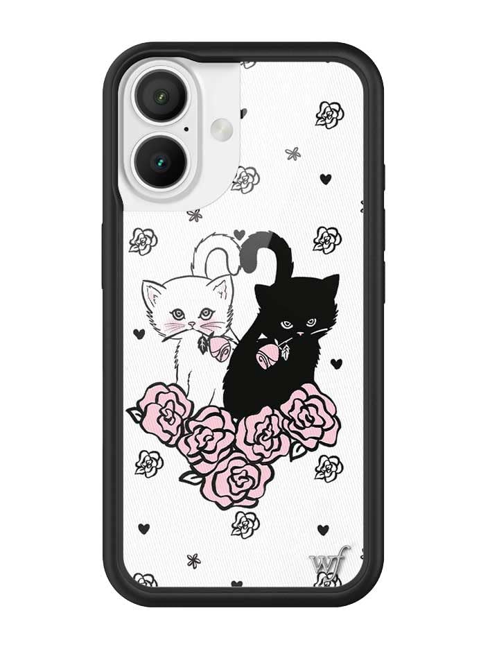 Image of Wildflower Cases - Compatible with iPhone 16 | Protective Bumper, 6.5ft Drop Test Certified, Women Owned Small Business | Kittens