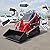 Mini Track Skid Steer Loader with Bucket, Hydraulic Compact Loader for Construction and Landscaping, Multipurpose Mini Excavator Loader for Material Handling and Excavation