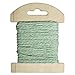 Produktbild Rayher 55352408 Papier Kordel, 1,2mm ø, auf Holzkarte, 10m, mintgrün