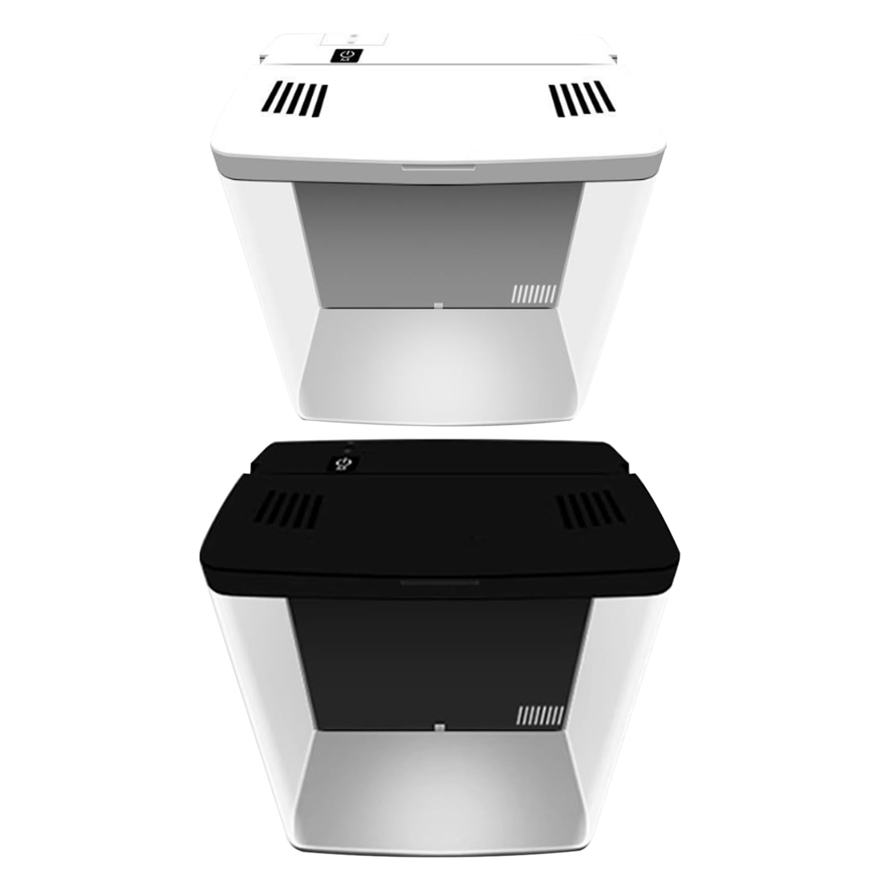 Piccolo Bosco di Pesce 1, 3 galloni, Acquario Trasparente con Filtro a 3 Strati e Luce a LED, Serbatoio del Desktop Auto -Pulizia per Betta, gamberi, Pesce Rosso, Nero