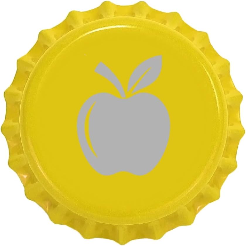 Apple Homebrew Beer Bottle Caps Ready To Use Quantity of 110 Red