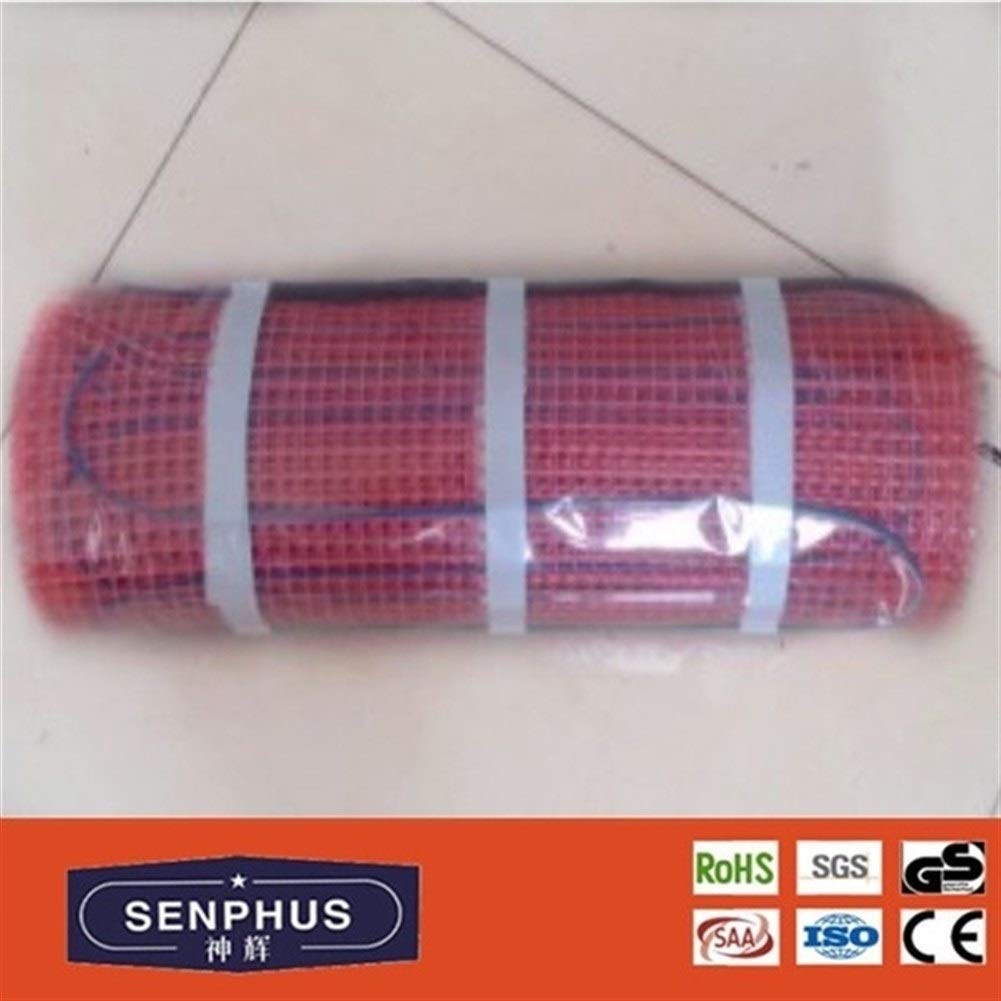 Mata grzewcza podłogowego Mata grzewcza 230 V 100 W na m2 do płytek, ceramiki, porcelany, podłóg kamiennych Mata grzewcza itp. 100 W/m2-5,0m2 Losowa dostawa kolorów